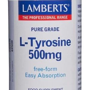 L-Tirosina 500 mg · Lamberts · 60 cápsulas