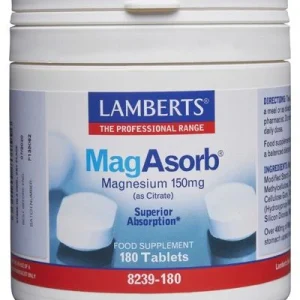 MagAsorb · Lamberts · 180 comprimidos