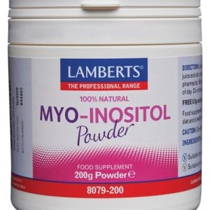 MYO Inositol · Lamberts · 200 gramos