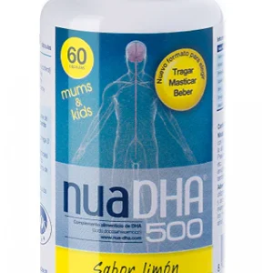 NuaDHA 500 - Sabor Limón · Nua · 60 perlas