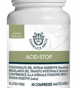 Acid-Stop · Gianluca Mech · 30 comprimidos masticables