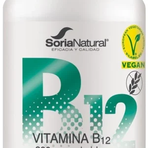 Vitamina B12 - Liberación Sostenida · Soria Natural · 200 comprimidos