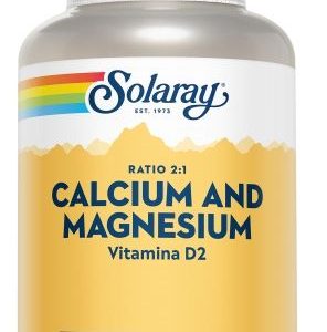 Calcio y Magnesio · Solaray · 90 cápsulas