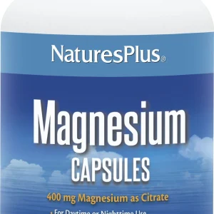 Magnesium 400 mg · Nature's Plus · 120 cápsulas