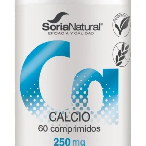 Calcio con Vitamina D3 - Liberación Sostenida · Soria Natural · 60 comprimidos