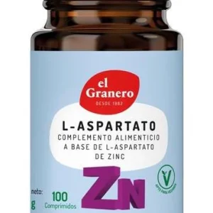 L-Aspartato de Zinc · El Granero Integral · 100 comprimidos