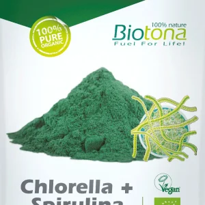 Chlorella + Spirulina · Biotona · 200 gramos