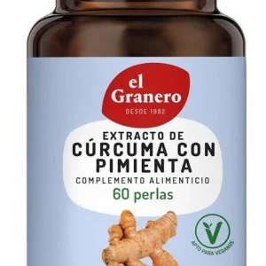 Extracto Cúrcuma con Pimienta · El Granero Integral · 60 perlas