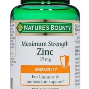 Zinc Máxima Potencia · Nature's Bounty · 100 comprimidos