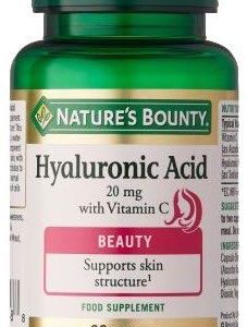 Ácido Hialurónico 20 mg con Vitamina C  · Nature's Bounty · 30 cápsulas