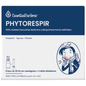 Phytorespir + 4 Sticks Inhaladores · Esential'Aroms