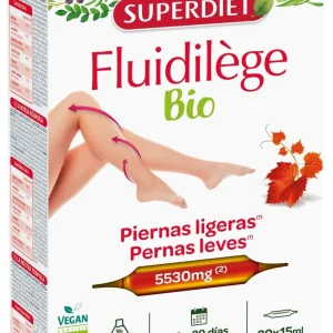 Fluidilege BIO · Superdiet · 20 ampollas