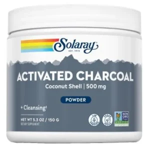 Carbón Activo de Coco · Solaray · 150 gramos