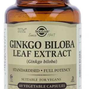 Ginkgo Biloba · Solgar · 60 cápsulas