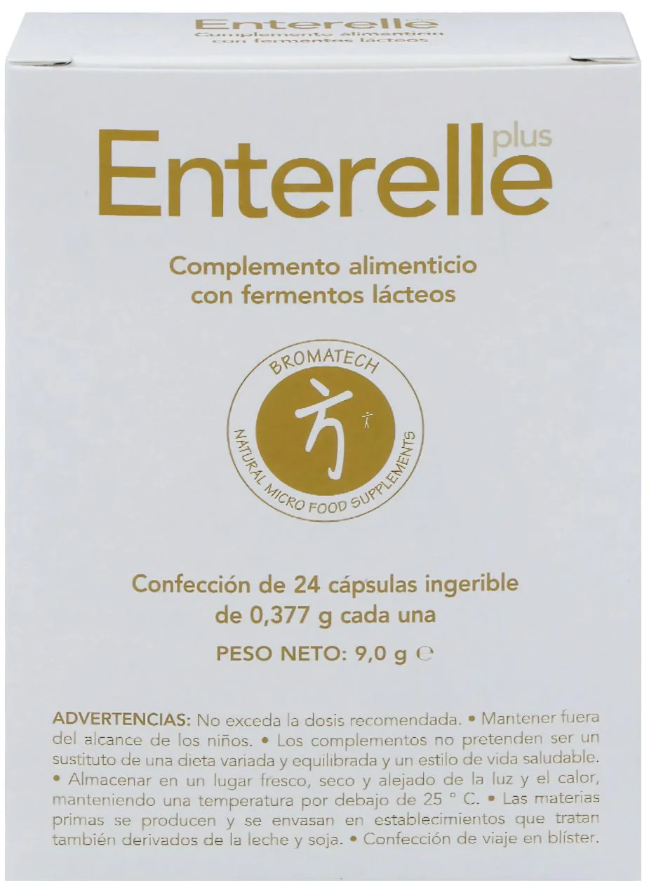 Enterelle Plus · Bromatech · 24 cápsulas