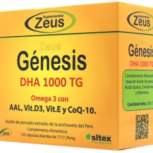 Génesis DHA 1000 TG · Zeus · 120 cápsulas blandas