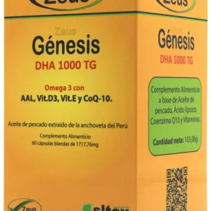 Génesis DHA 1000 TG · Zeus · 60 cápsulas blandas