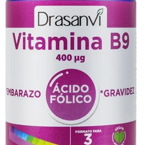 Vitamina B9 400 mcg (Ácido Fólico) · Drasanvi · 90 comprimidos