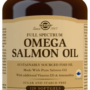 Full Spectrum Omega Salmon Oil · Solgar · 120 cápsulas blandas