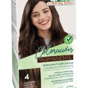 Tinte Permanente Castaño nº 4 · Corpore Sano · 140 ml