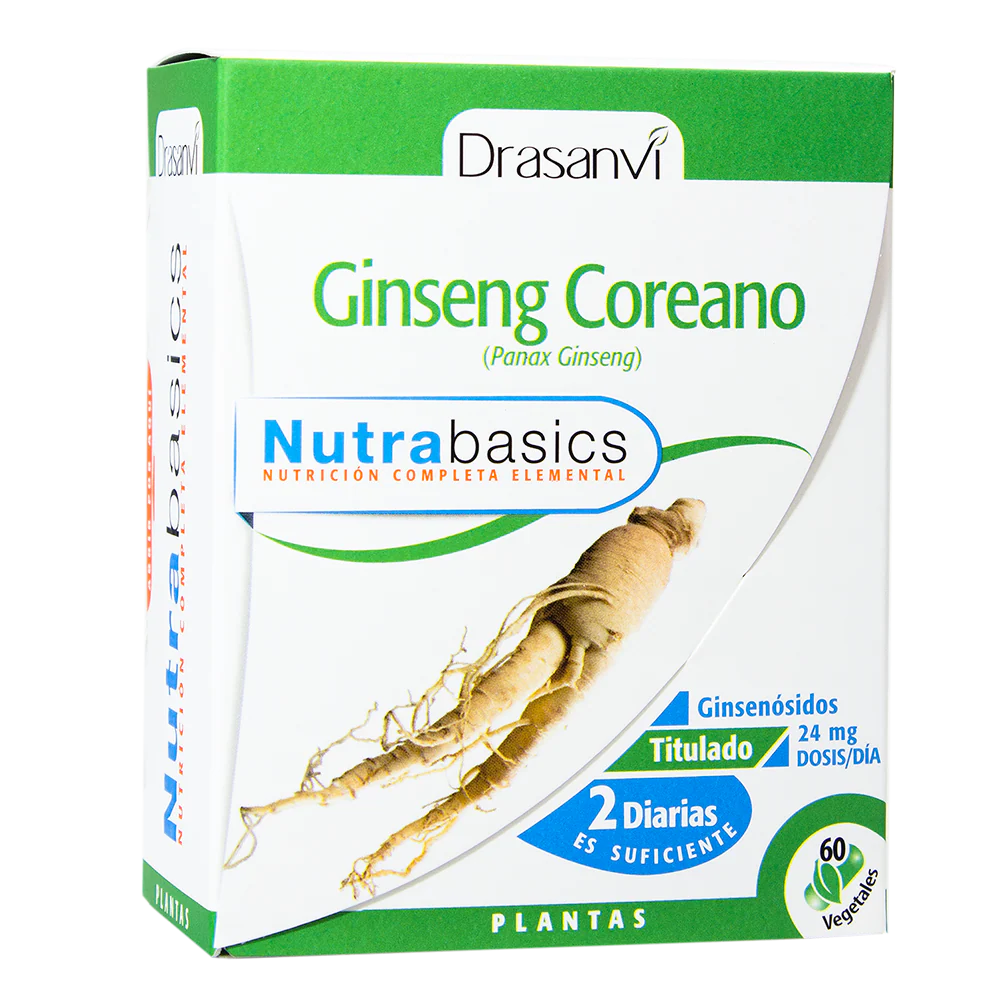 Ginseng Coreano · Drasanvi · 60 cápsulas