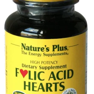 Folic Acid Hearts · Nature's Plus · 90 comprimidos
