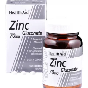 Gluconato de Zinc · Health Aid · 90 comprimidos