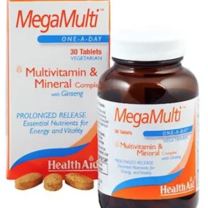 MegaMulti con Ginseng · Health Aid · 30 comprimidos