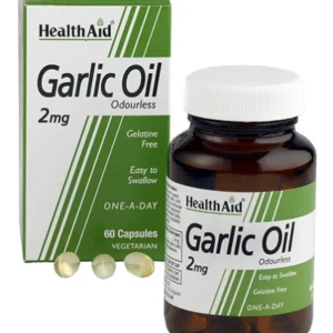 Aceite de Ajo 2 mg · Health Aid · 60 cápsulas