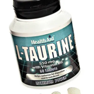 L-Taurina 550 mg · Health Aid · 60 comprimidos