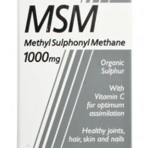 MSM 1.000 mg · Health Aid · 90 comprimidos