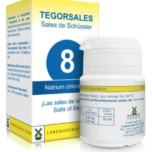 Tegorsales nº8 Natrium chloratum · Tegor · 20 gramos