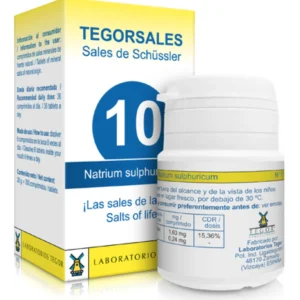 Tegorsales nº10 Natrium sulfuricum · Tegor · 20 gramos