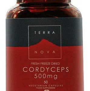 Cordyceps 500 mg · TerraNova · 50 cápsulas