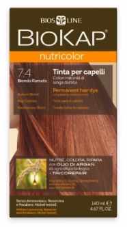 Biokap Nutricolor 7.4 Rojo Cobrizo · Biokap · 140 ml