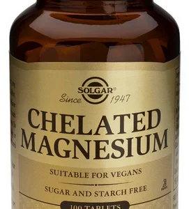 Magnesio Quelado · Solgar · 100 comprimidos