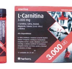 L-Carnitina 3.000 mg · Herbora · 12 viales