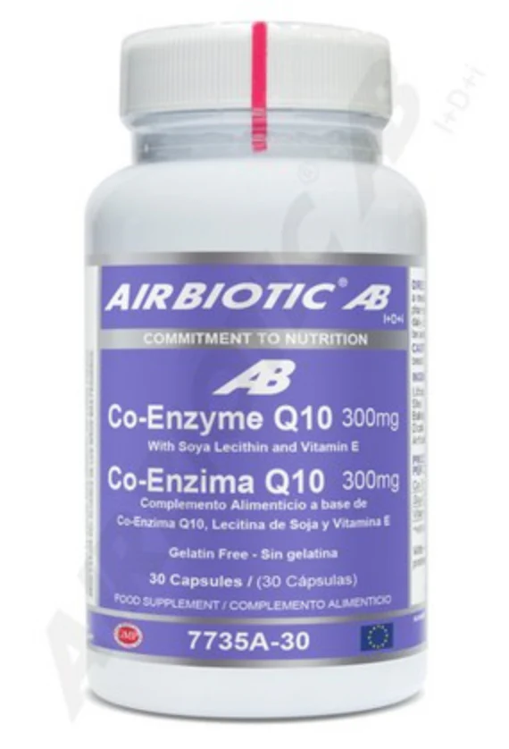 Co-Enzima Q10 300 mg · Airbiotic · 30 cápsulas