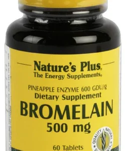 Bromelaina 500 mg · Nature's Plus · 60 comprimidos