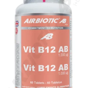 Vitamina B12 AB 1.000 mcg · Airbiotic · 60 tabletas