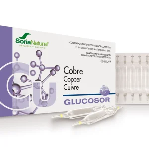 Glucosor Cobre · Soria Natural · 28 ampollas
