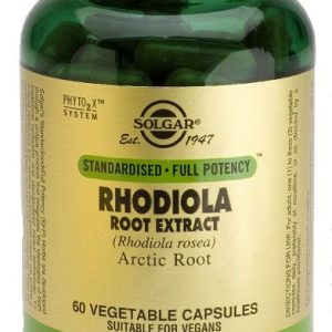 Rhodiola · Solgar · 60 cápsulas