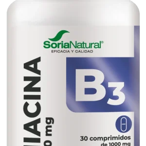 Niacina (Vitamina B3) - Liberación Sostenida · Soria Natural · 30 comprimidos
