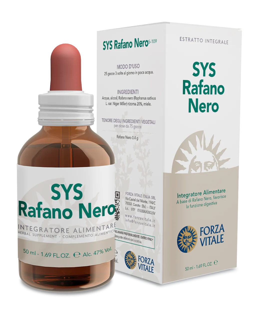 SYS Rafano Nero · Forza Vitale · 50 ml