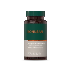 Acetyl-L-Carnitina · Bonusan · 60 cápsulas