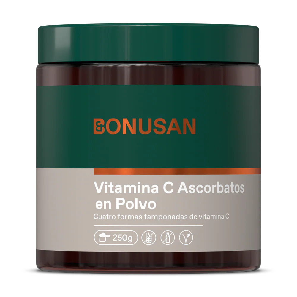 Vitamina C en Polvo (Ascorbatos) · Bonusan · 250 gramos