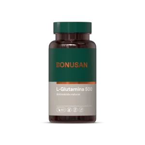 L-Glutamina 500 mg · Bonusan · 60 cápsulas
