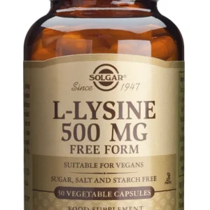 L-Lisina 500 mg · Solgar · 50 cápsulas