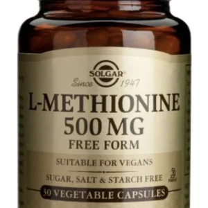 L-Metionina 500 mg · Solgar · 30 cápsulas