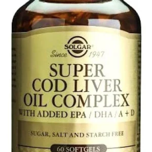 Super Cod Liver Oil Complex · Solgar · 60 perlas